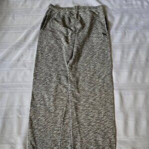 Women's Size Small Victorias Secret Pink Brand Grey & White Logo Jogging Pants